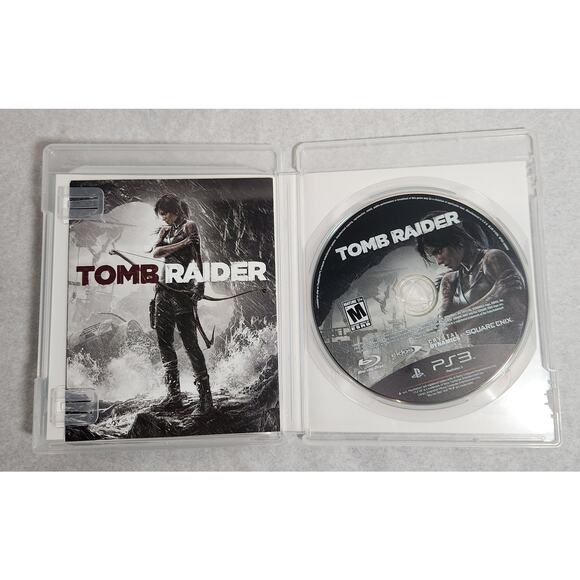 PS3 Tomb Raider CIB Square Enix Sony PlayStation 2013 Pre-owned - Picture 3 of 4